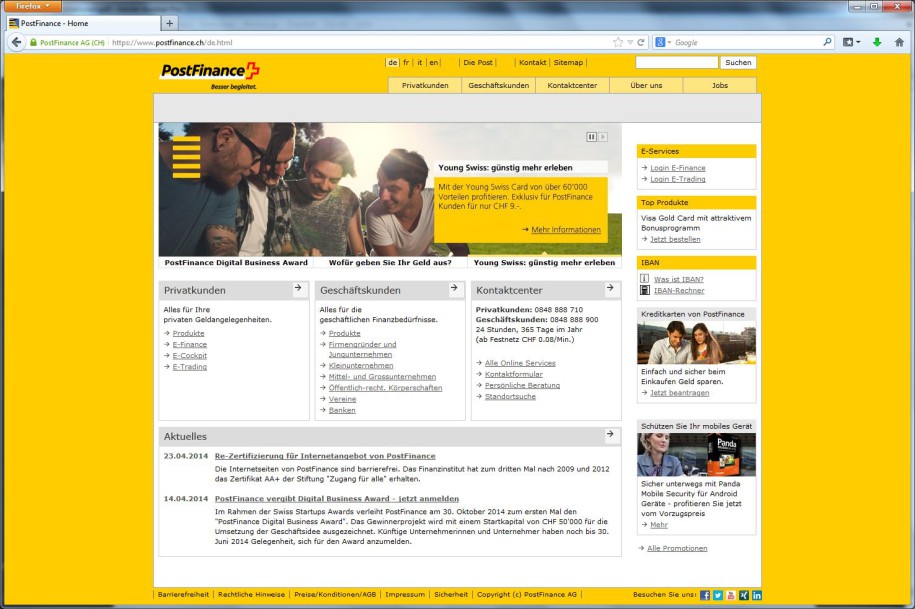 Postfinance Online Postfinance Online