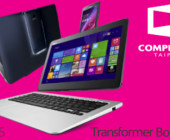Asus hat auf der Computex in Taipeh eine Kombination aus Notebook, Tablet und Smartphone vorgestellt, die sowohl mit Windows als auch mit Android arbeitet.