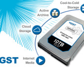 Die Western-Digital-Tochter HGST hat nun Festplatten mit einer Kapazität von 10 TByte angekündigt. Die riesigen Speichergrößen werden durch 
