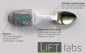 Die nächste Akquisition für den Konzern, der ursprünglich nur ein Suchmaschinenbetreiber war: Diesmal übernimmt Google eine Firma namens Lift Labs, die High-Tech-Löffel im Medizinbereich entwickelt. 