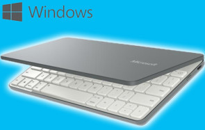 Microsoft überrascht mit einem neuen Tastatur-Dock für Smartphones und Tablets das neben Windows- auch Android- und iOS-Geräte unterstützt. Das Bluetooth-Keyboard soll ab Oktober erhältlich sein. 