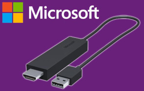 Microsoft präsentiert mit dem Wireless Display Adapter ein TV-Dongle, das Inhalte vom Smartphone oder Tablet per Miracast auf TVs und Monitore streamt. 