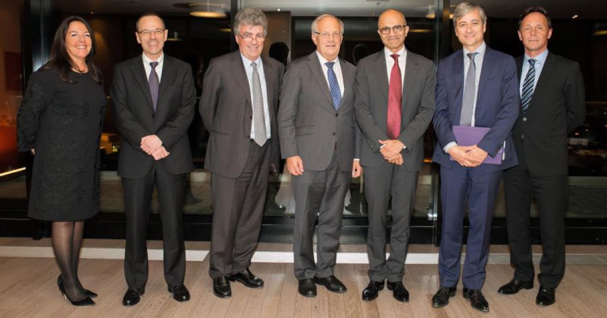 Satya Nadella trifft Bundesrat Schneider-Ammann - onlinepc.ch