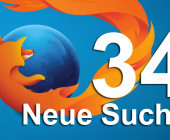 In Firefox 34 können Nutzer bereits die neue Suche freischalten, um dann nach der Worteingabe im Suchfeld einen bestimmten Suchanbieter auszuwählen.