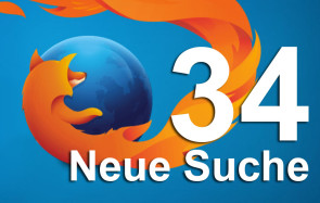 In Firefox 34 können Nutzer bereits die neue Suche freischalten, um dann nach der Worteingabe im Suchfeld einen bestimmten Suchanbieter auszuwählen. 