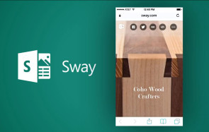 Microsofts neues Office-Produkt namens Sway ist jetzt als Preview frei zugänglich. Mit Sway erstellen Nutzer Präsentationen mit Videos, Bildern, und Links von Youtube, Twitter und Facebook. 