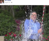 Bill Gates bei der Ice Bucket Challenge