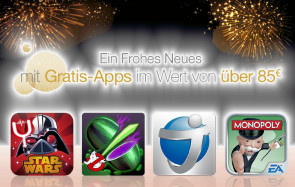 Im Amazon App Shop hat die Neujahrs-Party bereits begonnen. Bis zum 2.1.2015 gibt es 33 kostenpflichtige Android-Apps im Wert von über 85€ gratis. 