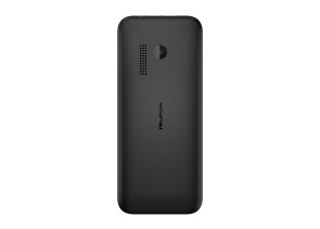 Rückseite des Nokia 215 in Schwarz
