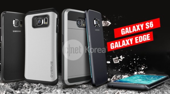 Echt oder Fake? Geleakte Bilder des Galaxy S6 (li.) und des Galaxy S6 Edge 