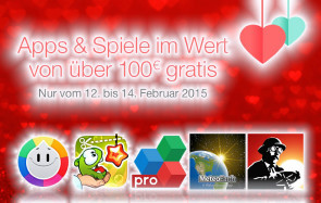 Im Amazon App Shop hat die Neujahrs-Party bereits begonnen. Bis zum 2.1.2015 gibt es 33 kostenpflichtige Android-Apps im Wert von über 85€ gratis. 