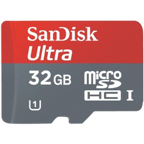 SanDisk MicroSD-Karte mit 32 Gigabyte