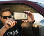 Man macht Foto mit Smartphone