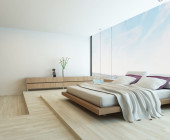 Zimmer mit Bett