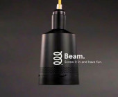 Beam Labs will Steh- und Deckenlampen zum Beamer umfunktionieren. Ermöglichen soll dies ein neuartiger Lampeneinsatz mit Android-Computer und LED-Projektor.