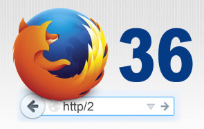 Firefox 36 Logo mit Http2 