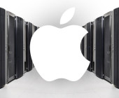 Serverraum Apple Logo