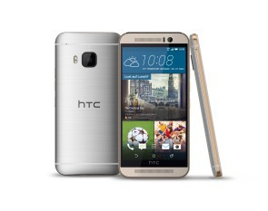 Das HTC One M9 in Silber