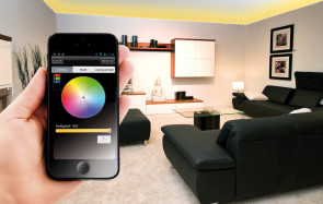 Smartphone Lunartec LED App 