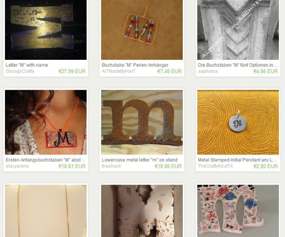 Etsy Homepage 