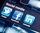 Apps von Twitter, Facebook und LinkedIn