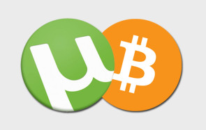 utorrent und Bitcoin Logo 