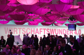 Cebit Wirtschaftswunder Telekom