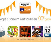 Gratis-Apps im Wert von 100 Euro bei Amazon