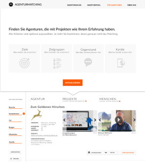 Matchingseite Agenturmatching.de