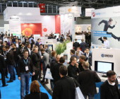 Viele Besucher auf der Internet World Messe