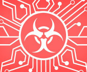 Virus Malware Schaltkreis