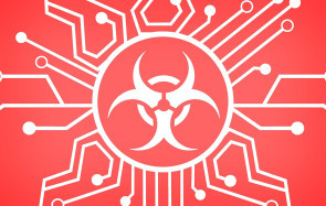 Virus Malware Schaltkreis 