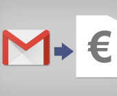 Google Gmail mit Euro-Rechnung