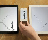 iPads mit Zeichentrick-Figuren