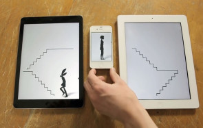 iPads mit Zeichentrick-Figuren 