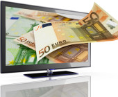 Fernseher mit Geld