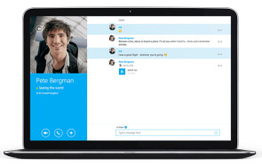 Skype auf dem Notebook 