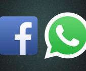Facebook und WhatsApp Logo
