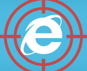 Internet Explorer mit Fadenkreuz