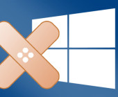 Windows mit Pflaster