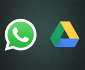 WhatsApp Google Drive Logos