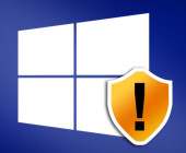 Windows mit Schild-Logo