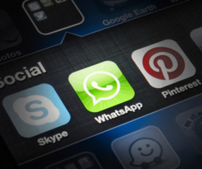 Apps von Whatsapp, Skype und Pinterest 