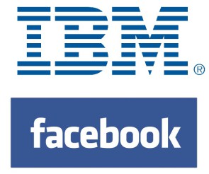 Logo IBM und facebook 