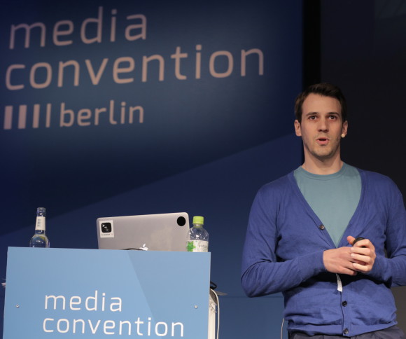 Betram Gugel auf der Media Convention in Berlin 