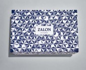 Zalon-Schachtel auf grauem Grund