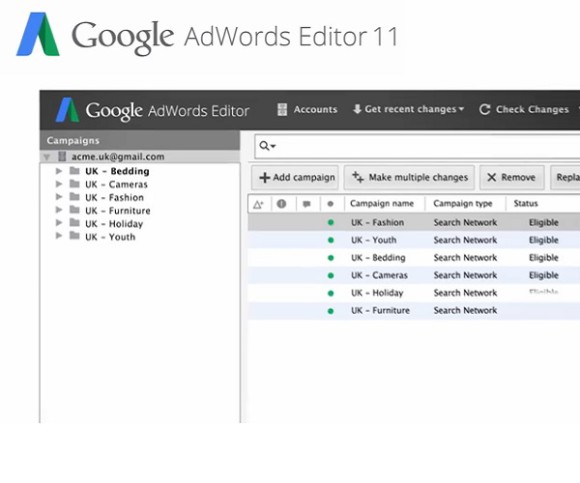 google adwords editor 