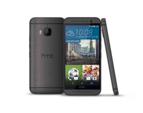 HTC one in schwarz - Vorder- Seiten- und Rückansicht