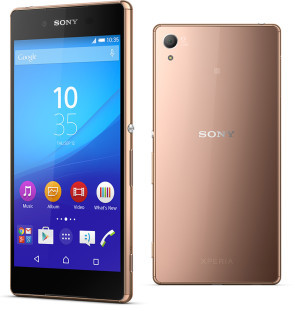 Sony Xperia Z3+ in Kupfer