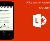 Smartphone mit Microsoft Office Lens